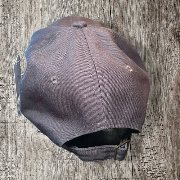 Charcoal American Flag Men's Baseball Cap - Picture 3 of 3